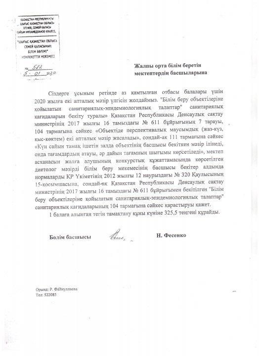 Акт проведения мониторинга питания