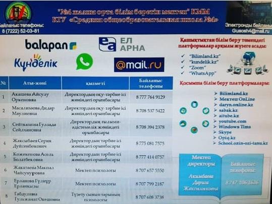 Ата-аналар мен оқушылар назарына...